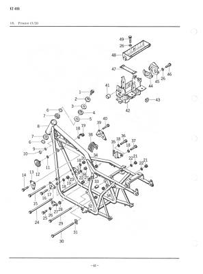 kページ KAWASAKI Parts Manual KZ400 deluxe 1976 1977 A1 Replacement