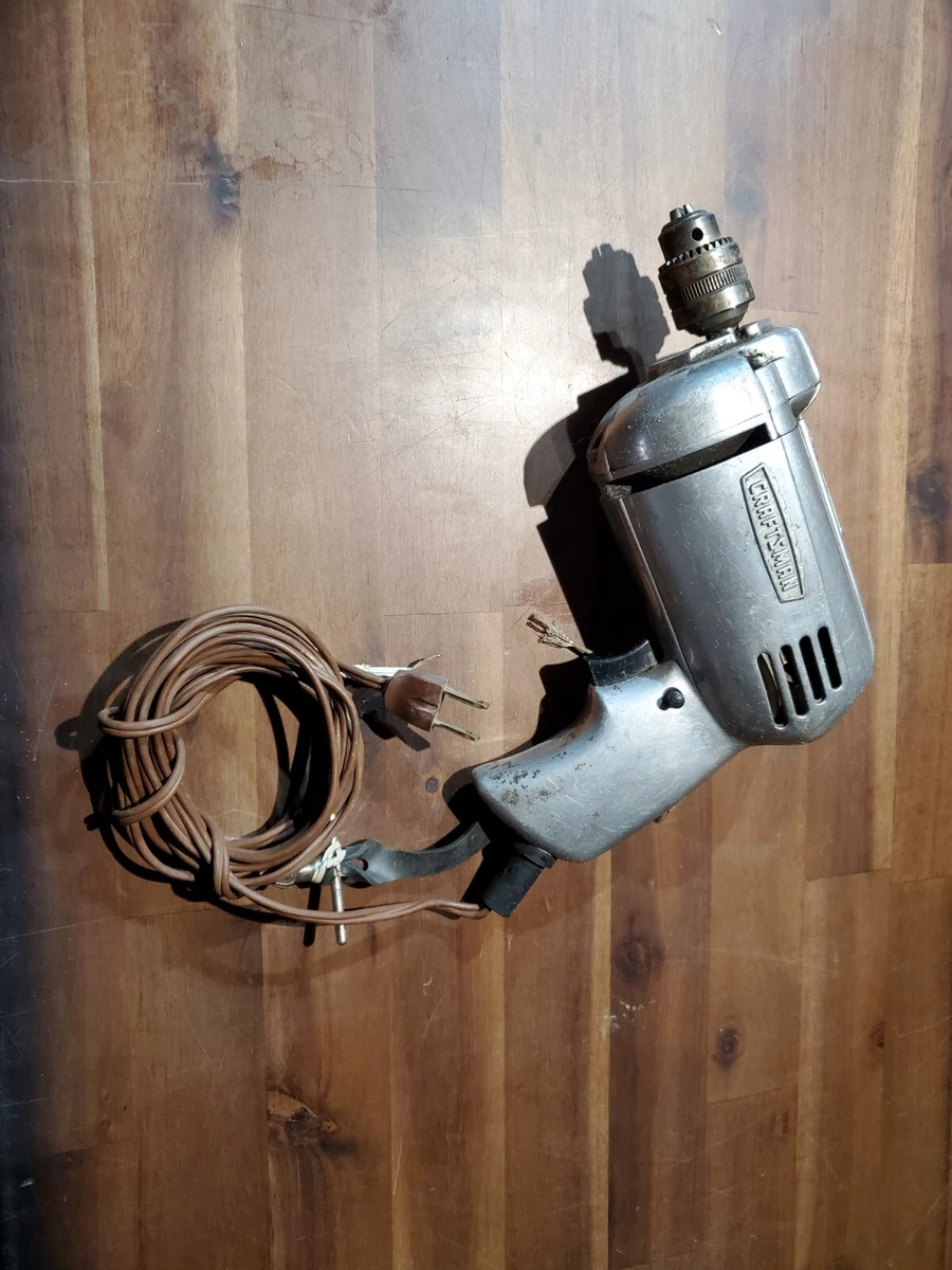 Vintage drill outlet