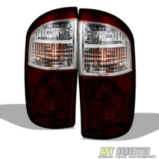 For 2004-2006 Toyota Tundra Double Cab Red Smoke Tail Lights Lamps Left+Right