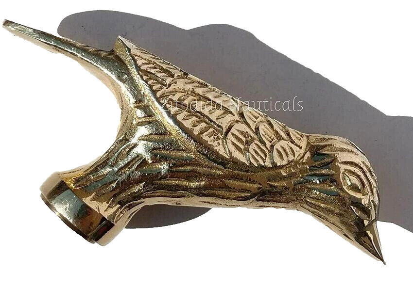 Collectable Handmade Solid Brass Bird Designer wa… - image 2