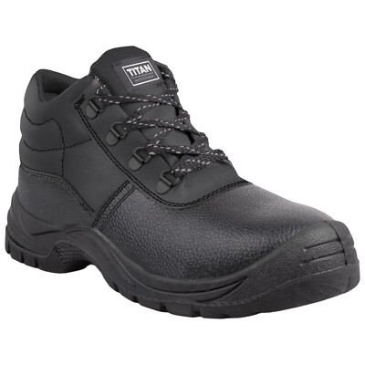 Titan Argon Sicherheitsschuhe mit Stahlkappe Herren Damen Rutschfest Haltbar S3