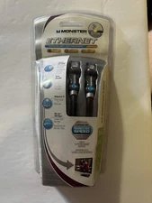 MONSTER 3FT Ethernet RJ45 Cable Super Speed 40Gbps LAN Network Gold Plated CAT6+