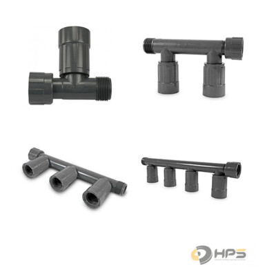 Rain Bird Verteilerstück, Typ RB1201 1 Zoll 1,2,3 und 4 Ausgängen IG