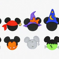 Mickey & Minnie Mini Hat Buttons - Small Embellishments