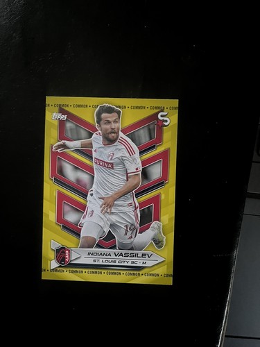 2024 Topps MLS Superstars Common Yellow Image Variation Indiana Vassilev #179.