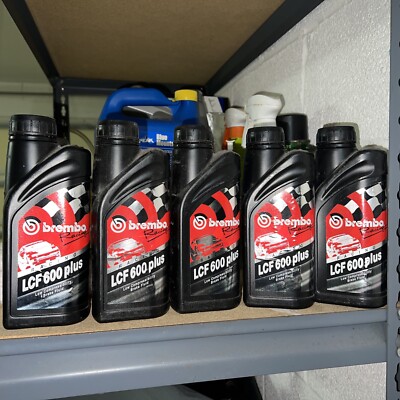 Brembo Racing L f 600 Plus Low Compression Brake Fluid Lot 5 Bottles