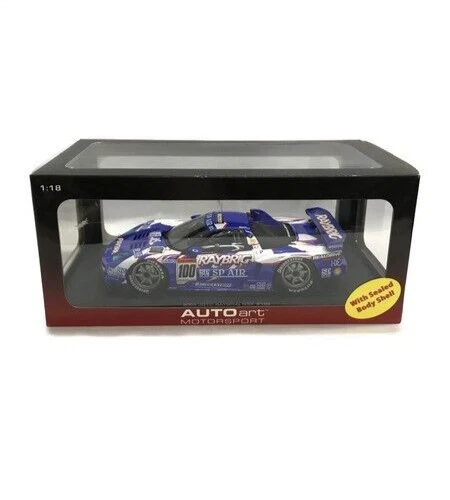 1/18 AUTOart Honda Nsx Raybrig #100 Jgtc 2003 G Blue w/ Box From