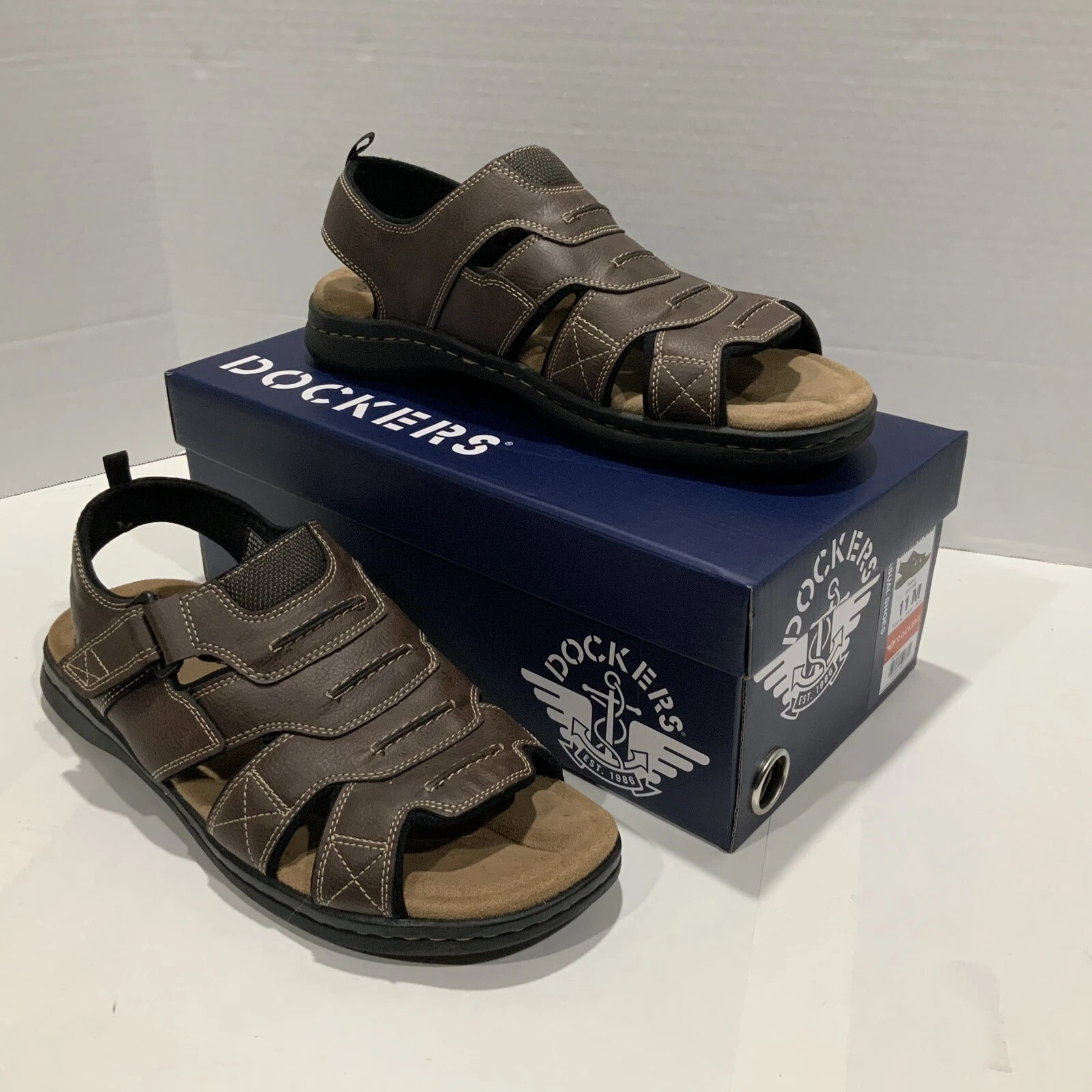 Dockers Mens Shorewood Casual Comfort Outdoor Sport Fisherman Sandal Size 11M