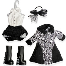 Lol Omg Groovy Babe Uptown Niña Muñeca Conjunto Ropa Zapatos Lote Encaje Collar