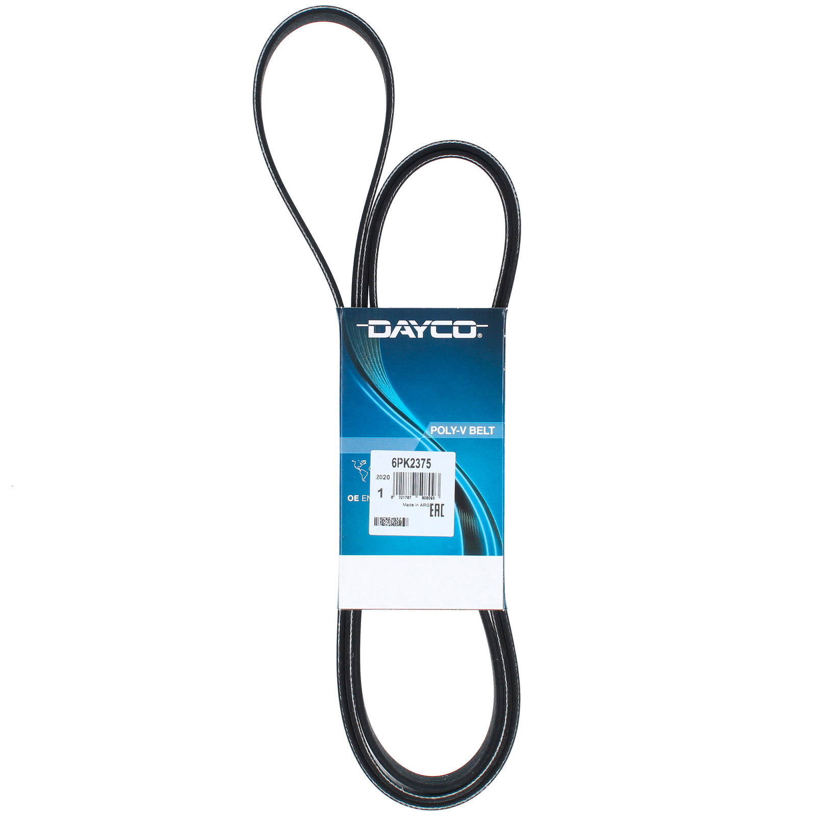 Cinghia Poly-V Dayco Ausiliaria per Jaguar S-Type VW Volkswagen Passat 6PK2375