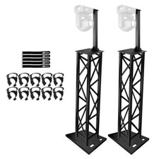Global Truss 6.56FT 2M F34 Black Coated Truss Segments w Lighting Mounts 2 ...