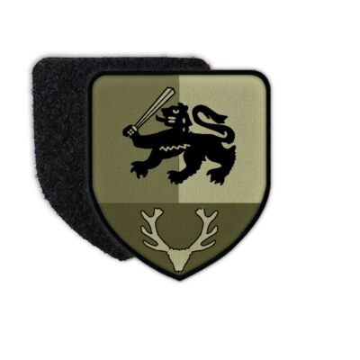 Patch PzGrenBtl 12 Panzergrenadier Bundeswehr Zeichen Symbol 7,5 x 6,5 cm #36355