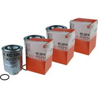 3X Mahle / Knecht Kraftstofffilter KC 135D Fuel Filter
