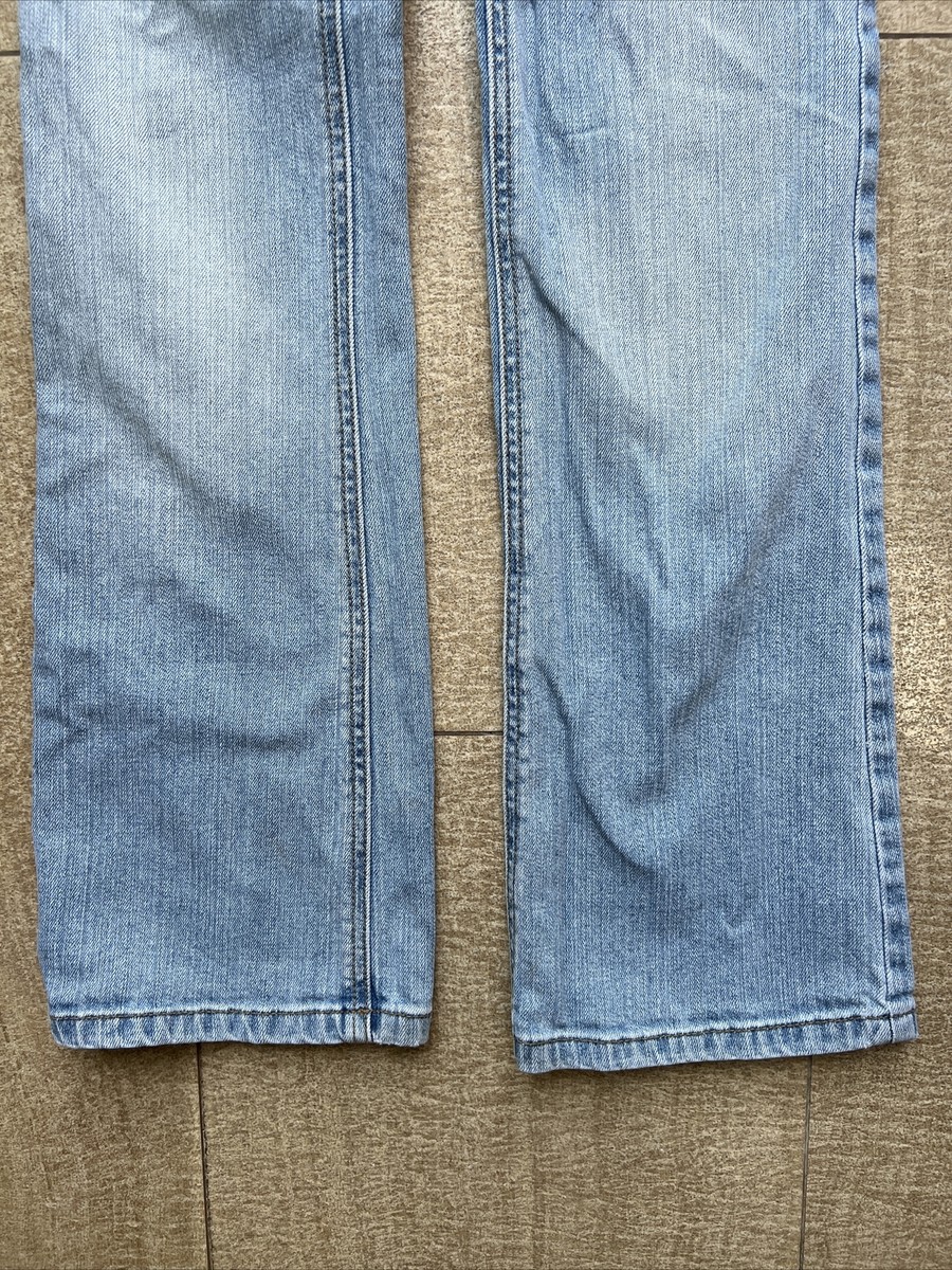 Vintage Pacsun Bullhead Laguna Flare Light Blue Jeans 00 Bootleg 