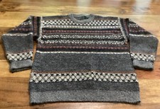 vintage 90s grandpa Pullover sweater Sz L
