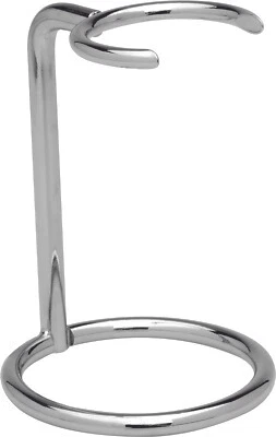 Ständer aus verchromtem MESSING für große Rasierpinsel ERBE SOLINGEN Halterung