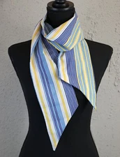 Fashion Scarf Stripes Women's Girls Bias Cut Double Layer 5" x 57" Nautical