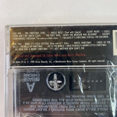 Because Its Christmas By Barry Manilow (Cassette, 1990, Arista) Sealed New - Picture 7 of 7