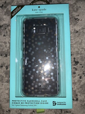 Kate Spade Hardshell Case for Galaxy S8 Plus - Confetti Dot Clear/black/Gray