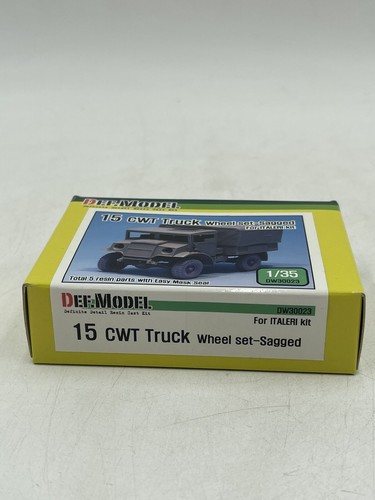 Def. Model DW30023 - 15 CWT Truck Wheel Set-Sagged - for 1/35 Italeri Kit - Picture 4 of 6