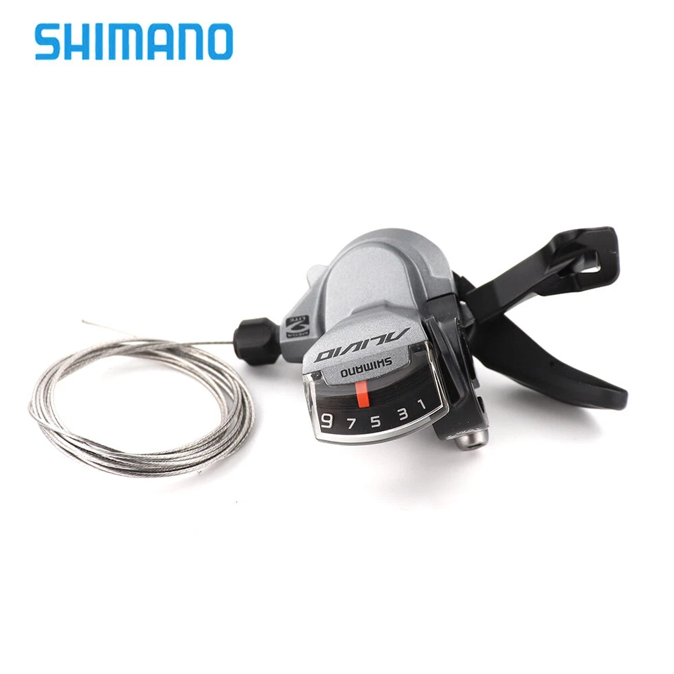 Shimano Alivio M4000 Shifter Lever Set SL-M4000 Rapidfire MTB Trigger 3x9 Speed - image 2 of 4