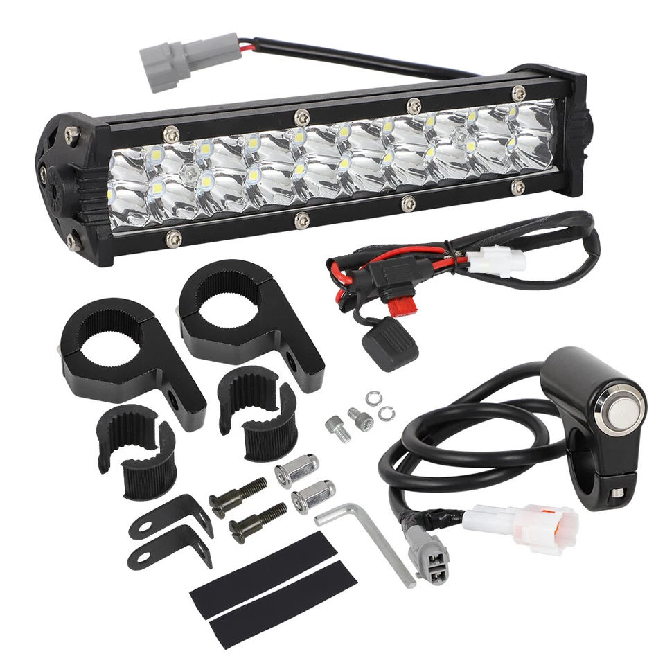LED Headlight Light Bar Kit For Yamaha YZ250F YZ450F YZ250FX YZ450FX Plug-N-Play - Image 2 of 4