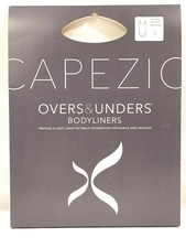 NEW Capezio Bodyliner Camisole Clear Straps 3532c Overs  Unders Child MED Large