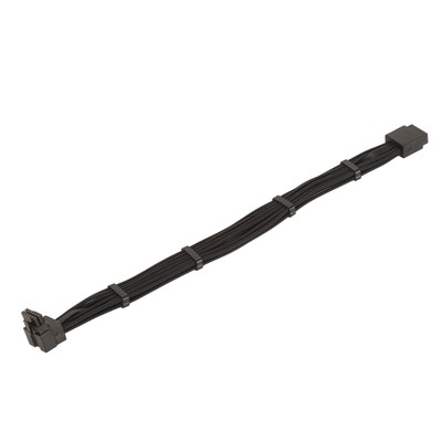 New ATX3.0 PCIE 5.0 Power Modular Cable Male To Female Extension Down Angled 90°
