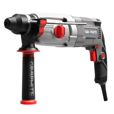 5902062073105 MŁOTOWIERTARKA SDS+ 800W WALIZKA GRAPHITE
