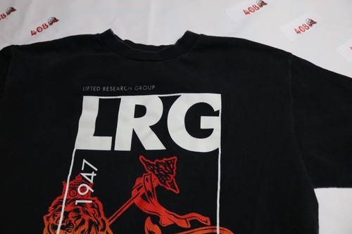 Lifted Research Group Shirt Men’s Medium Black LRG C5 - Picture 2 of 10