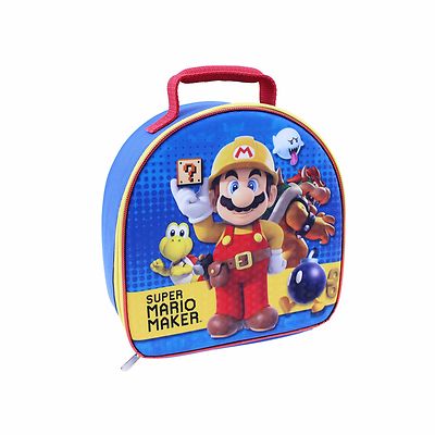 Lunch Bag Insulated Super Mario Maker Nintendo Wii NEW