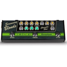 Tech 21 SansAmp Character Plus Screaming Blonde Amp Emulator Guitar Pedal