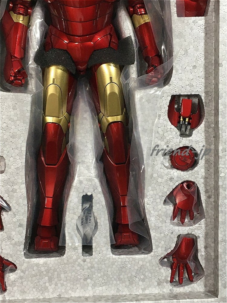 HOT TOYS 1/6 MMS256 D07 IRON MAN MARK III Diecast Figure Marvel