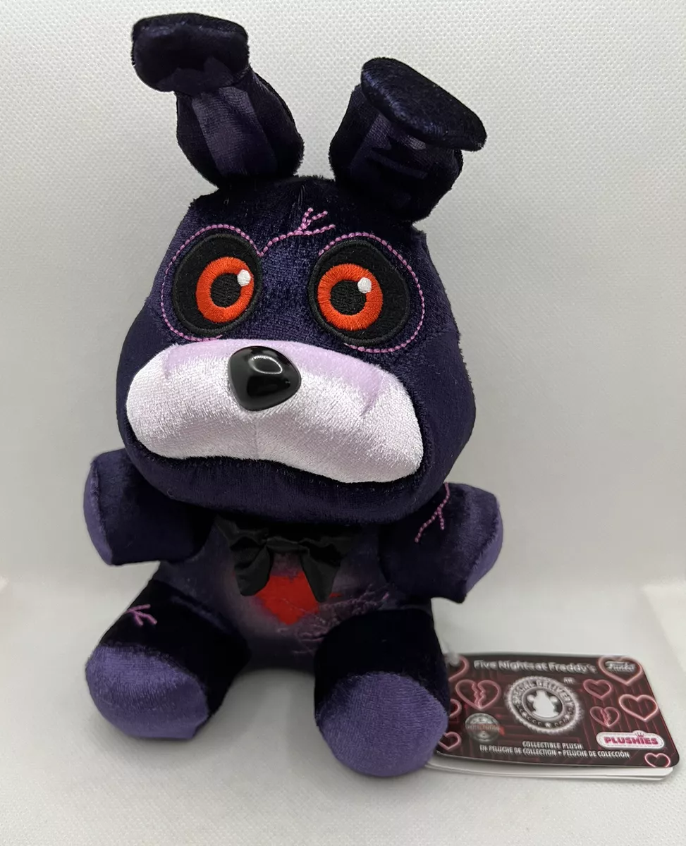 Five Nights At Freddys FNAF Blackheart Bonnie Plush Soft Toy Funko Purple  RARE