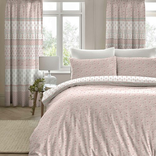 SET TRAPUNTA PIUMONE SUPER KING Dreams & Drapes ELODI Blush Easy Care - Foto 5 di 5