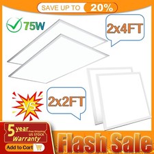 2X2 ft-45W 2X4 ft-75 Watt LED Flat Panel Light,Drop Ceiling Troffer LED Lighting