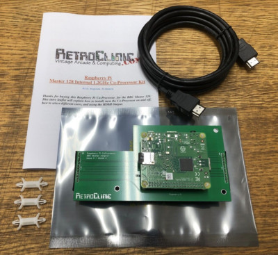 ACORN BBC MASTER 128 - INTERNES RASPBERRY PI COPROZESSOR KIT MIT HDMI AUSGANG