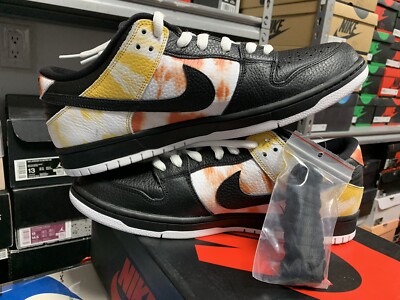 🔫 Size 13 - Nike SB Dunk Low Tie-Dye Raygun - Black 2019 🔫 | eBay