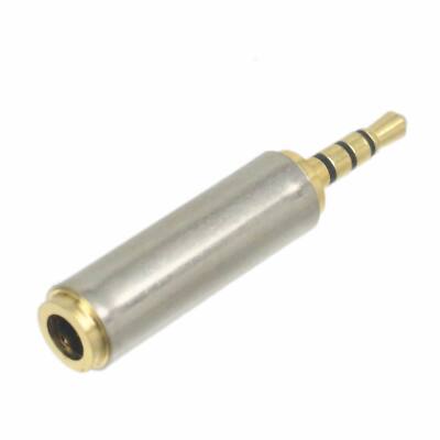 1pce 2.5mm Male Plug to 3.5mm 1/8'' Female 3-Channel For Audio Video AV Adapter