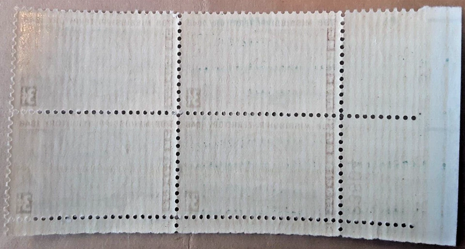 1948 US Postage Scott#955 Mississippi State 3c / 3 Cent Stamp Plate #23804 Env#1 - Image 2 of 2