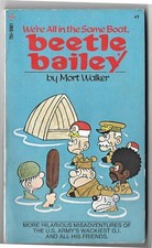 BEETLE BAILEY WERE ALL IN THE SAME BOAT #7 by MORT WALKER 5561 paperback 1973