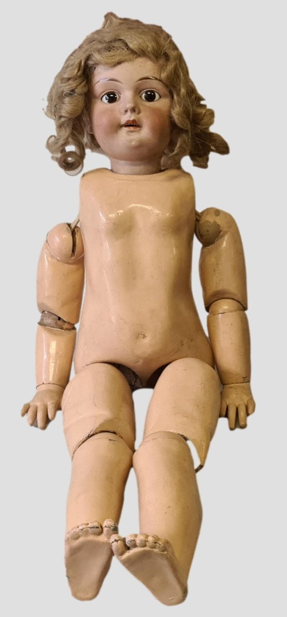 POUPÉE DE PORCELAINE. CORPS DE COMPOSITION. SIMON ET HALBIG. XIX-XX