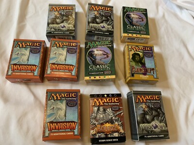 MTG Odyssey Booster Boxes Invasion Scourge Mirrodin Planeshift Empty Deck Boxes | eBay MTG Odyssey Booster Boxes Invasion Scourge Mirrodin Planeshift Empty Deck Boxes | eBay