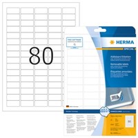 Herma 10003 AblöSbare Etiketten A4 35,6X16,9 Mm Weiß Movables/AblöSbar Papier Ma