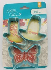 Pioneer Woman 3 Piece Cookie Cutter Set New 