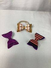 Girls/Toddler/Baby Interchangeable Triple Bows And Headband Fall/Halloween
