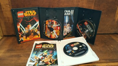 Lego Star Wars PlayStation 2 Star Wars II and Wii Star Wars the