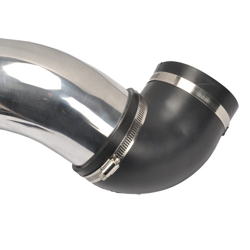 Kit de admisión de aire frío protector térmico 4" plateado para 99-07 Chevy GMC V8 4,8 L/5,3 L/6,0 L - Imagen 8 de 9