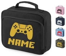 Personalised Lunch Bag Gamer Lunch Box Boy Girl School Snack Box Gaming PS4