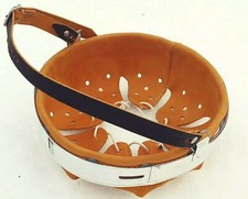 WW2 German Helmet Liner Aluminium ,Steel, Leather Chinstrap Size 62/55